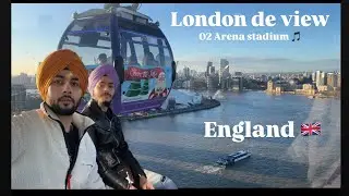 O2 Arena stadium London. UK cable car views #punjabivideo #ukvlog #diljitdosanjh #karanaujla #show 