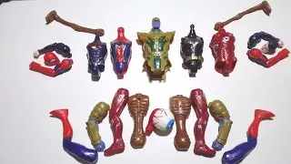 Merakit mainan superhero ‼️ Thanos amor, Spider-Man, iron-man, Superman, seren head,Batman,