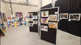 Nassima, Omar et Aboubakar exposent leurs oeuvres aux Ateliers du Moulin aux regards des muriautins