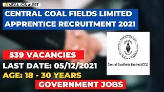 CCL Trade Apprentice Recruitment 2021 Apply Online Now For 539 Posts | Govt Jobs | Sarkari Jobs