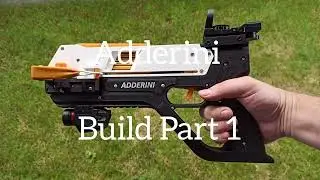 Adderini build Guide part 1, build your own slingshot pistol slingbow crossbow #shtf #3dprint