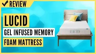 LUCID 8 Inch Gel Infused Memory Foam Mattress Review