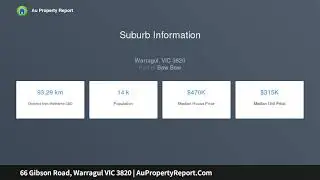 66 Gibson Road, Warragul VIC 3820 | AuPropertyReport.Com