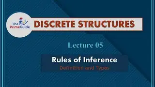 Rules of Inferences Explained | Definition and its Types | Discrete Structures | The PrimeGuide