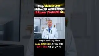 Stop Muscle Loss After 50 with These 5 Power Proteins! 💪🥚🐟
