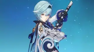 Eula with the new akuoumaru looks kinda sick