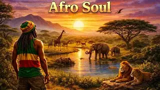 World Calm And True ( Afro Soul ) Stick Figure
