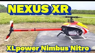 ラジコンヘリ　設定中！XLpower nimbus nitro  RotorFlight2.2 NEXUS-XR  RadioMaster TX16S pilot Takao