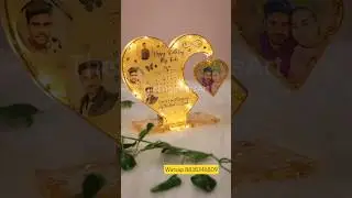 Double Heart frame for Love Anniversary.. #resin #resinart #birthdaygift