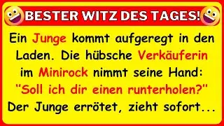 🤣 BESTER WITZ DES TAGES! Ein aufgeregter Junge kommt in den Laden zu einer h&uuml;bschen Verk&auml;uferin