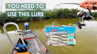 One of the Best Inshore Fishing Lures II Throwing Soft Plastic Twitchbaits for Redfish on My Gheenoe