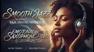 🎷🎶🎹1 Hour Smooth Jazz & R&B Instrumental - Emotional Saxophone Solo, Slow Tempo Piano