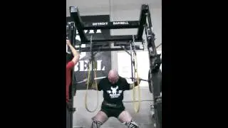 550 post injury squat...