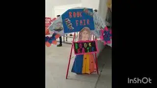 ptm and book fair decoration idea for school