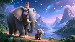 March With Baby Elephant 🐘🎶 | Learn Numbers, Colors, and More | Fun Kids Educational Video