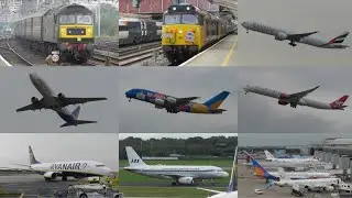 Crewe Station & Manchester Airport | (Incl: Class 50s and Magic A380) | 16th September 2023
