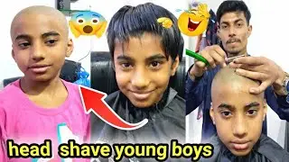 headshave 🤣 how to full head shave Shave for young boys tutorial 2025 most latest head shavingcut 🔥