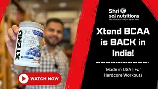 Xtend BCAA (Made in USA) is BACK in India 🇺🇸💥 | Shri Sai Nutritions | Best BCAA for Intense&nbsp;Workouts