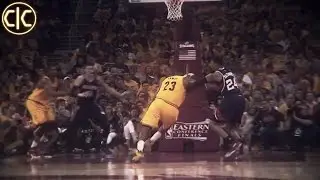 LeBron dunk over 2 guys || by Slam || VK.COM/BASKETBALLVINESCC