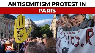 France Antisemitism Protest: Paris Demo Condemns Antisemitism Following Arson Attack On Synagogue