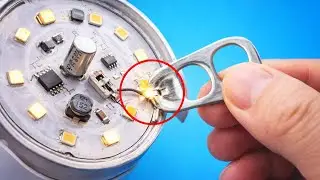 Просто используйте этот трюк, чтобы оживить старые светодиодные лампочки!