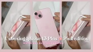 ✨🌸 Pink Iphone 15 Plus Unboxing✨ | 🌸  Camera Test