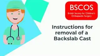 How To Remove A Backslab Cast