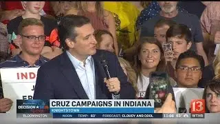 Ted Cruz in Knightstown - 11pm report