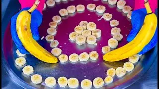Banana Ice Cream Rolls
