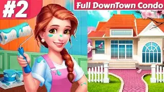 My Home Design Dreams Full Downtown Condo Gameplay Part#2 Sunny Living Room Kitchen Bathroom Bedroom