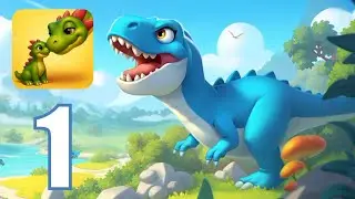 Dino Merge: Jurassic Zoo | Gameplay 1 | Tutorial 