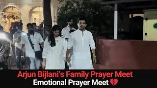 TV Celebs Unite to Pay Last Respects | Arjun Bijlani&rsquo;s Prayer Meet #arjunbijlani #celebrities