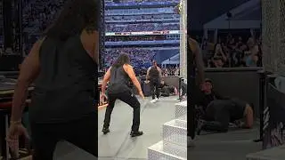 Jimmy Uso comes out to help Jacob Fatu