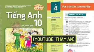 [TIẾNG ANH 10] GLOBAL SUCCESS 10 - UNIT 4. FOR A BETTER COMMUNITY