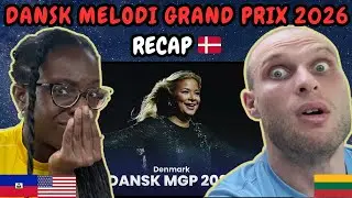 REACTION TO Dansk Melodi Grand Prix (Denmark) | RECAP