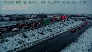 9 vehicle crash on I-15 in Ogden leaves child critically injured