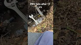 No water pressure in house. Bad pressure reducing valve. #diy #plumbing