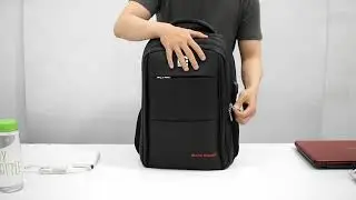 Bruno Cavalli Backpack Business Casual USB Style 27L B7757 - Tas Ransel Tas Punggung
