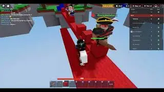 Bedwars: meet toxic player the game glitch they gonna report me if i dont leave my life complete suc