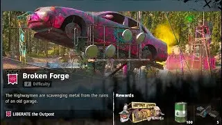 Far Cry New Dawn - Highwaymen Outpost - Broken Forge (Lv. 1) Gameplay Walkthrough