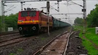 GRAND OFFLINK!LOCO FROM SCR BZA SHED #22777 IN WCR HEADING TOWARDS CR WITH(15018)KASHI EXPRESS.