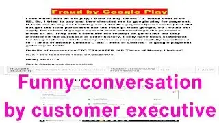 Google Fraud & Funny Conversation with executive | Its not about MFF