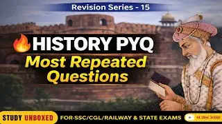 History PYQ 2025 in Hindi | Most Repeated Questions for SSC CGL, Chsl, Railway & NTPC