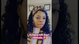Vintage Check Mulberry Silk Skinny Scarf BURBERRY #shortvideo #shortsyoutube #burberry #shorts