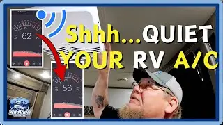 Quiet Your RV A/C! WackO Air Conditioner Silencer Install & Sound Test (~6dB Reduction)