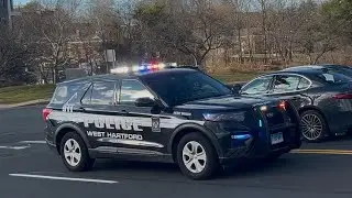 West Hartford Police Department Car 2 responding to a Medical Emergency 