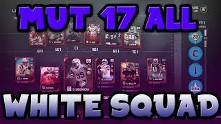 MUT 17 ALL WHITE SQUAD BUILDER. OVERTIME GAME. MADDEN 17 ULTIMATE TEAM