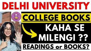 Delhi University COLLEGE BOOKS (NEP)- Study material, KAHA SE milega?