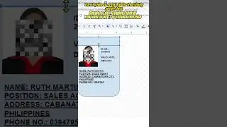 PART 7 | How to create ID for free! using google docs | Simple & Easy Tagalog Tutorial #shorts
