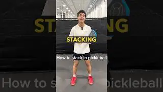 Stacking and unstacking in pickleball! #pickleballtips #pickleball